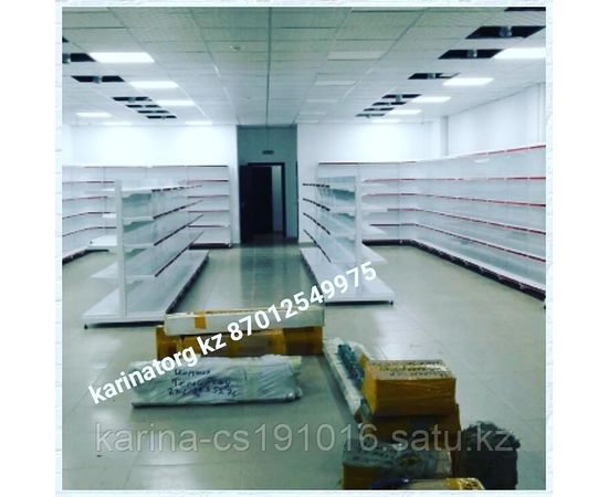 Стеллаж металлический пристенный 2200*400/400 без ценника