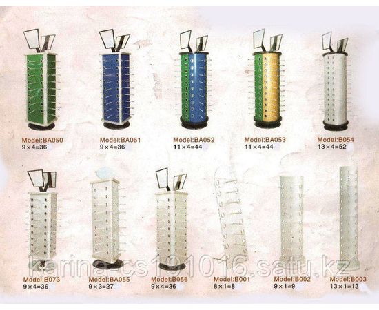 Стойка барабан под очки настольный вместимость 56 очков