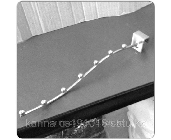 Кронштейн на  оборудование /овальные и квадратные/ трубы , бельевой тонкий 7 шариков