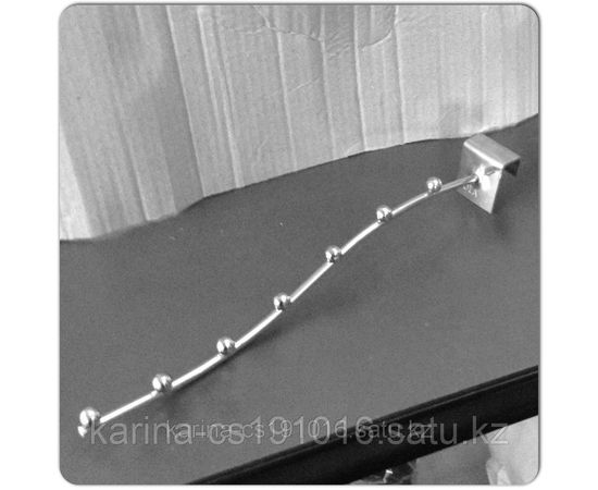 Кронштейн на оборудование / овальную и квадратную трубу/ бельевой средний 7 шариков