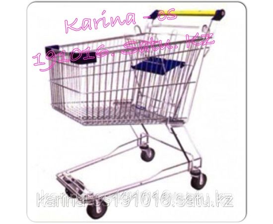 Тележка Европейская 60 литров цинк-акрил