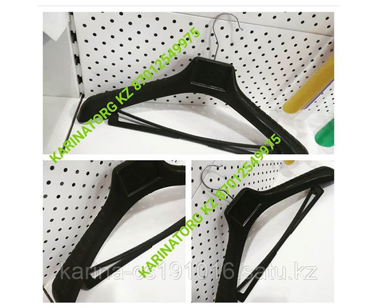 Плечики гелевые черная с под веской