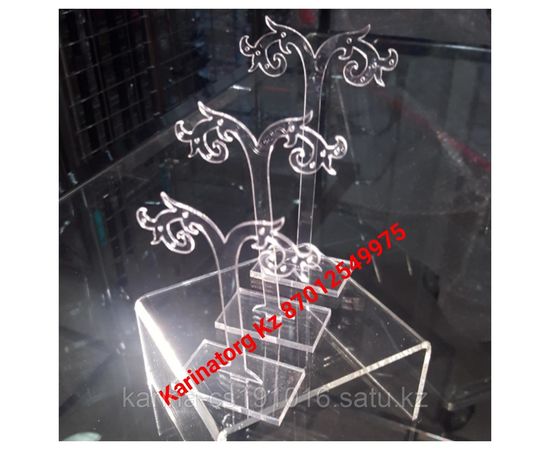 Тройная подставка под бижутерию серьги