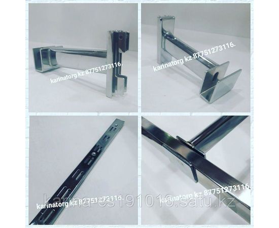 Крепление в пекинский профиль 10 см для квадратной трубы система Canalina.