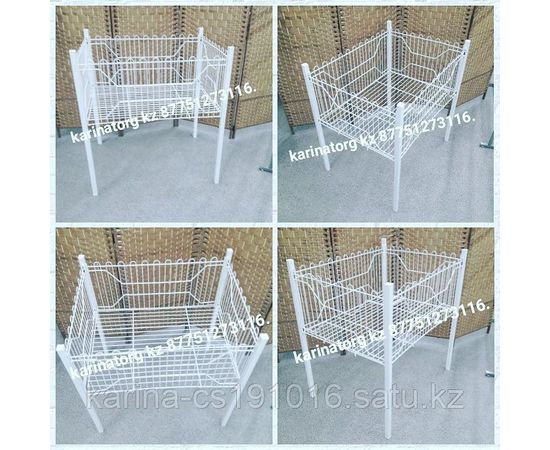 Корзина сетчатая белая