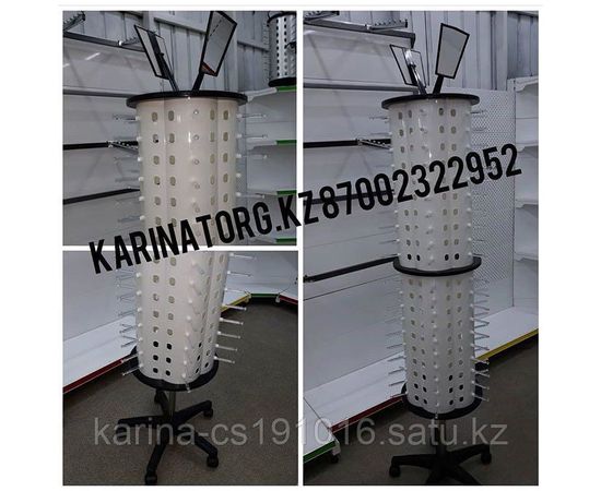 Стойка напольная под очки (барабан) вместимость очков 200 штук