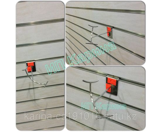 Полка обувная наклонная 45 градусов под каблук левая , хром на Экономные - декор - панели