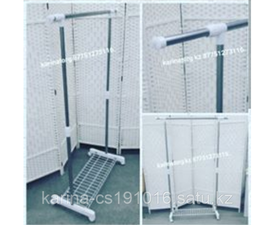 Стойка одинарная с белой полкой