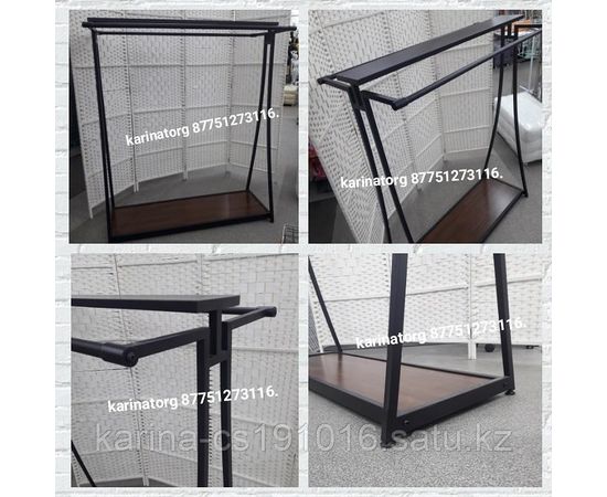 Двухсторонняя стойка с полкой