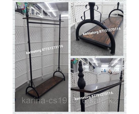 Стойка одинарная с полкой