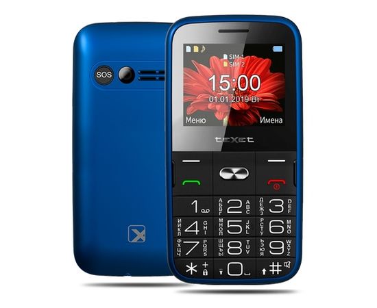 Мобильный телефон Texet TM-B227 синий