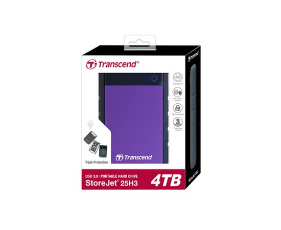 Внешний жесткий диск 2.5 4TB Transcend TS4TSJ25H3P