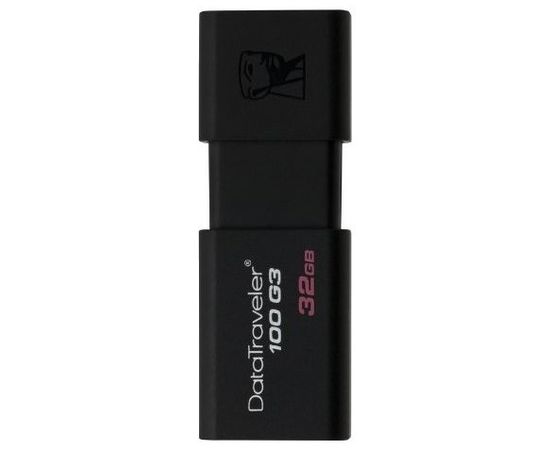 USB Флеш 32GB 3.0 Kingston DT100G3/32GB черный