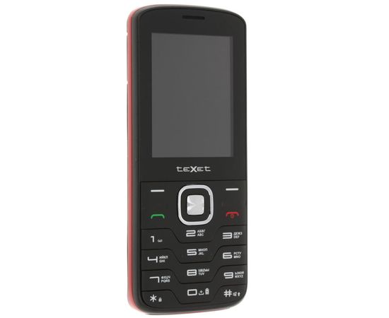 Мобильный телефон Texet TM-D329 черный-красный