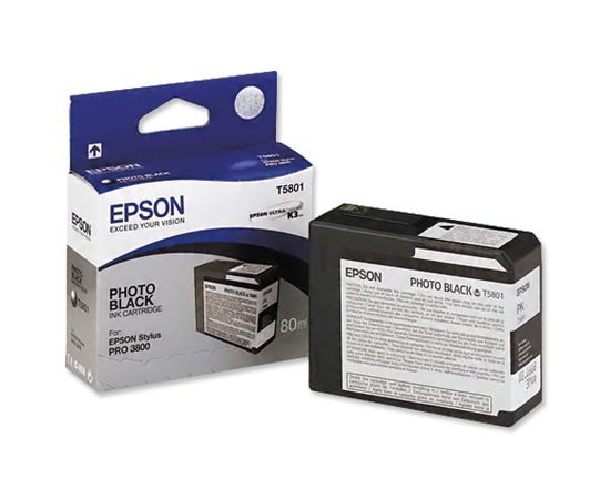 Картридж Epson C13T580100 STYLUS PRO 3800 фото черный