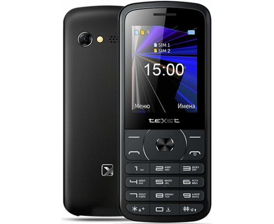 Мобильный телефон Texet TM-D229 черный