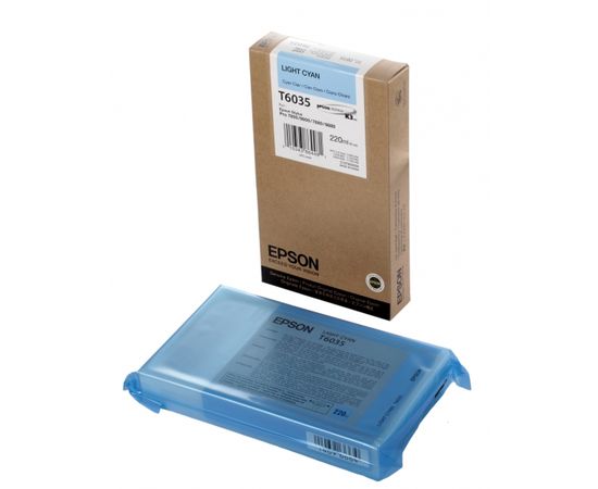 Картридж Epson C13T603500 SP-7880/9880 светло-голубой