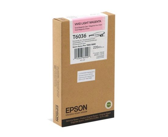 Картридж Epson C13T603600 SP-7880/9880 светло-пурпурный