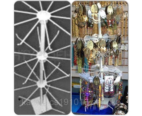 Стойка настольная крутящаяся под брелки, бижутерию и т.д.