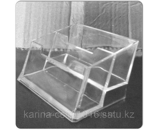 Визитница настольная двойная