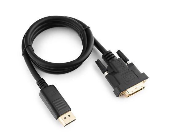 Кабель DisplayPort->DVI Cablexpert CC-DPM-DVIM-1M, 1м, 20M/25M, черный, экран, пакет