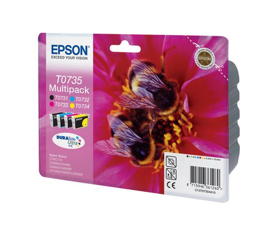 Картридж Epson C13T10554A10 (0735) C79/CX3900/4900/5900 набор 4 шт.