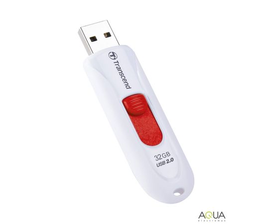 USB Флеш 32GB 2.0 Transcend TS32GJF590W белый