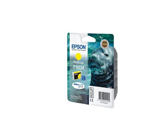Картридж Epson C13T10344A10 TX550W/T40W/TX600FW/T1100 желтый