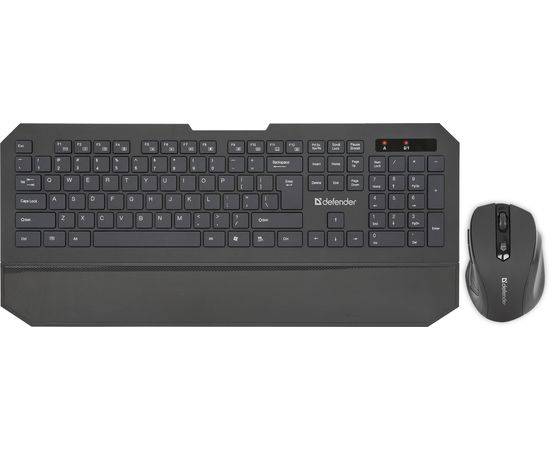 Комплект беспроводной клавиатура+мышь Defender Berkeley C-925 RU,черный