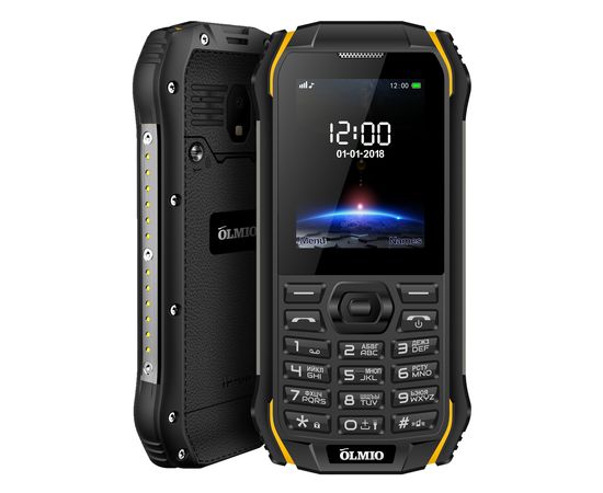 Мобильный телефон Olmio X05 черный-желтый
