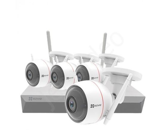 Готовый комплект видеонаблюдения на 4 камеры Ezviz ezWireLessKit (8CH) (CS-BW2824-B1E10)