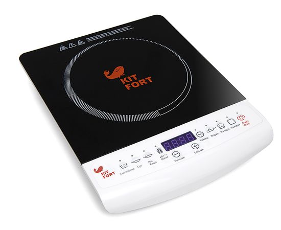 Индукционная плитка Kitfort КТ-101 белый
