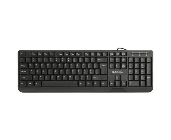 Клавиатура проводная Defender OfficeMate HM-710 KZ черный