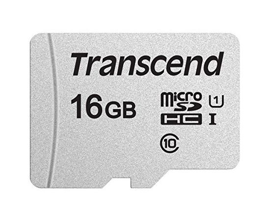 Карта памяти MicroSD 16GB Class 10 U1 Transcend TS16GUSD300S