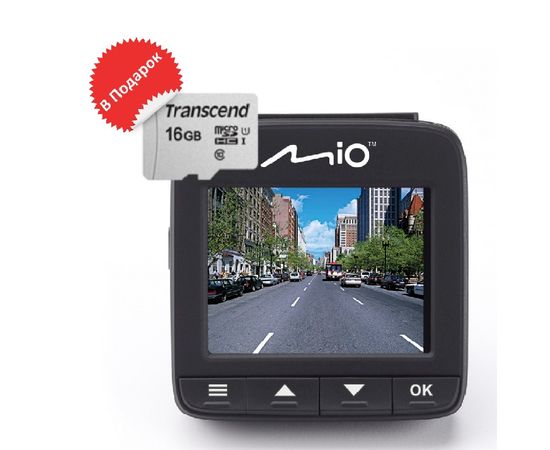 Видеорегистратор Mio MiVue 600 + microSD 16 Gb