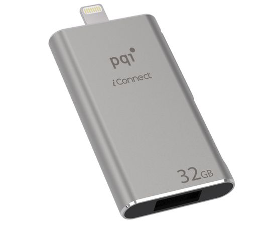 USB Флеш для Apple PQI iConnect 001 6I01-032GR1001 32GB Серебро