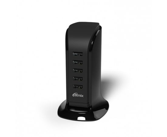 Зарядное устройство сетевое Ritmix RM-5055AC черный 5 USB