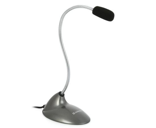 Микрофон компьютерный Defender MIC-111 серый, кабель 1,5 м