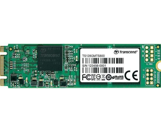 Transcend TS128GMTS800, 128GB SSD M.2 2280  SATA3, MLC