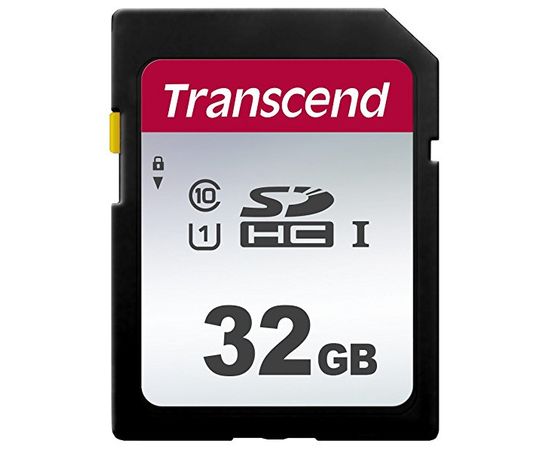 Карта памяти SD 32GB Class 10 U1 Transcend TS32GSDC300S
