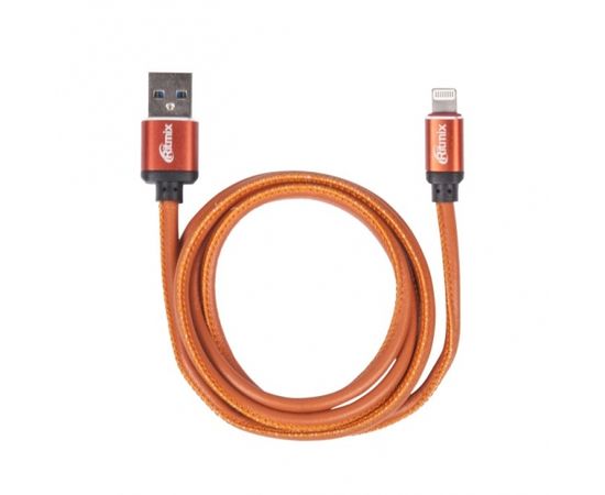 Кабель Ritmix RCC-425 lightning-USB 2.5 A Leather