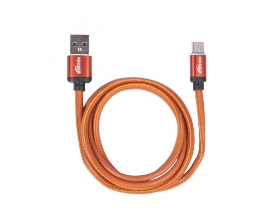Кабель Ritmix RCC-435 Type-C-USB 2.5 A Leather