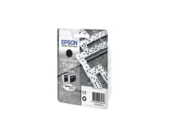 Картридж Epson C13T13614A10 K301/K201/K101 черный, набор 2 шт.