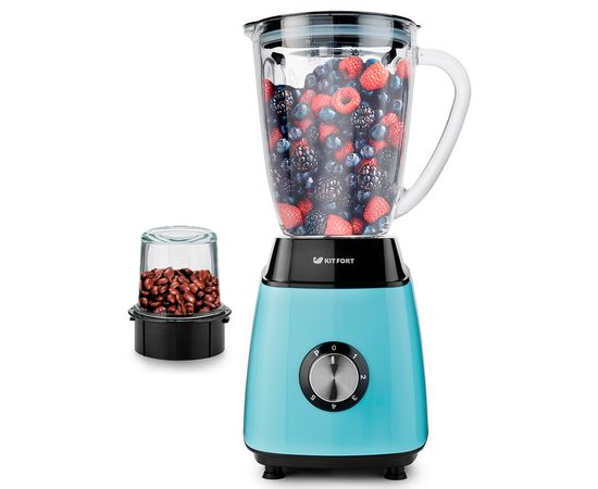 Блендер стационарный Kitfort КТ-1341-2 голубой