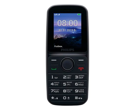 Мобильный телефон Philips E109 черный