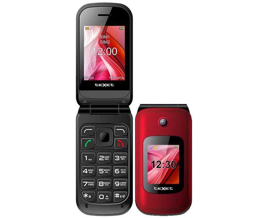 Мобильный телефон Texet TM-B216 красный