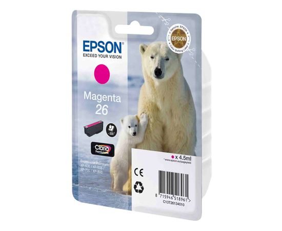 Картридж Epson C13T26134010 XP600/7/8 пурпурный