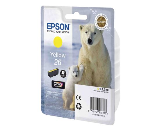 Картридж Epson C13T26144010 XP600/7/8 желтый