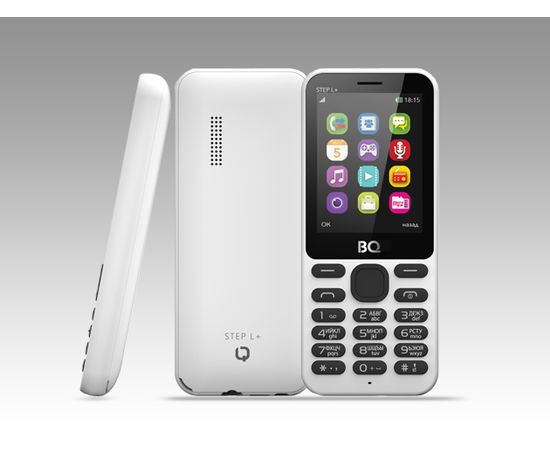 Мобильный телефон BQ 2431 Step L+ белый