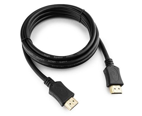 Кабель HDMI Cablexpert CC-HDMI4L-6, 1.8м, v1.4, 19M/19M, серия Light, черный, позол.разъ, экр, пакет